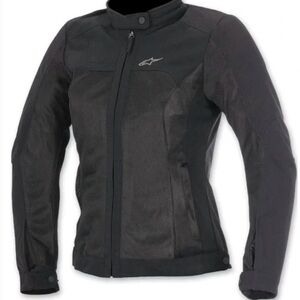 Black Alpinestars womens summer Motorcycle riding Jacket